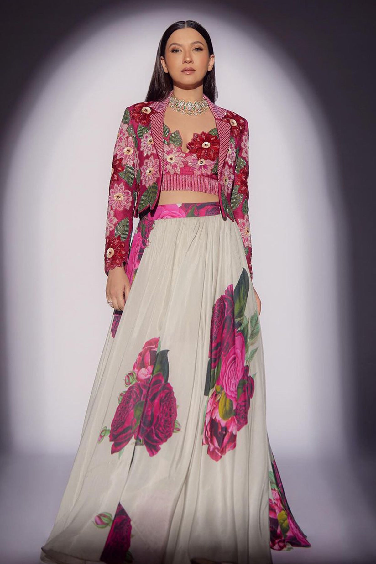 Wine Peplum Blazer With Lehenga Set | Lehenga saree design, Lehenga skirt,  Skirt design