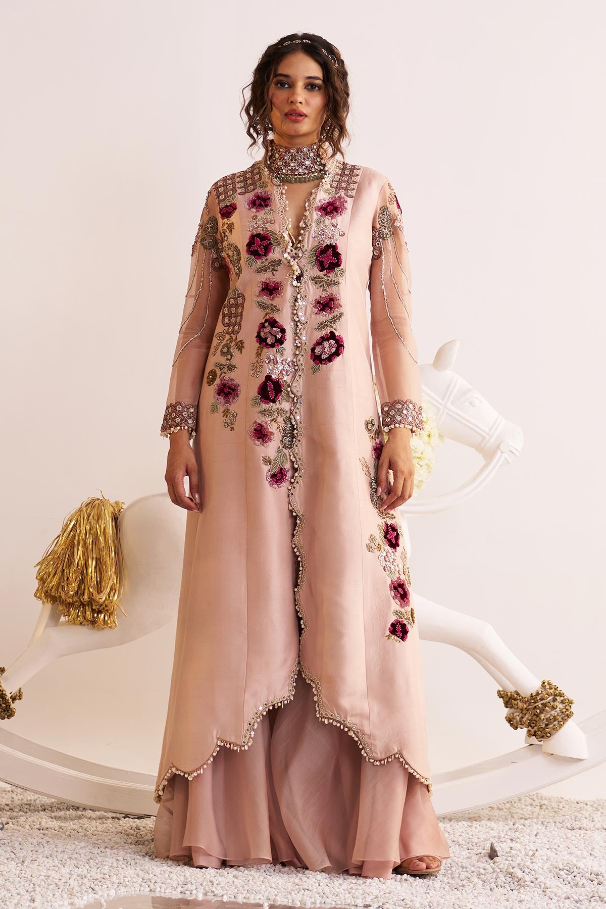 Long Jacket and Sharara