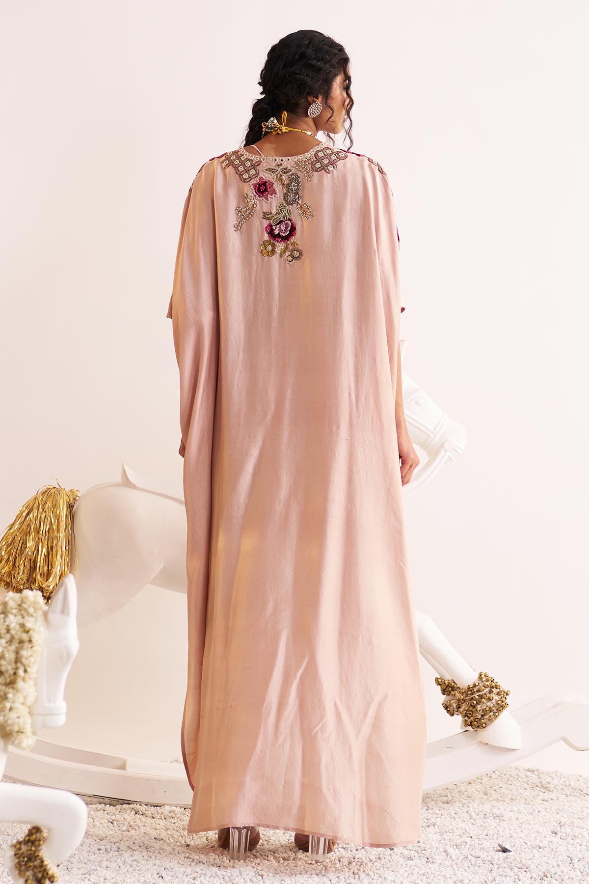 Asymmetry kaftan and trouser