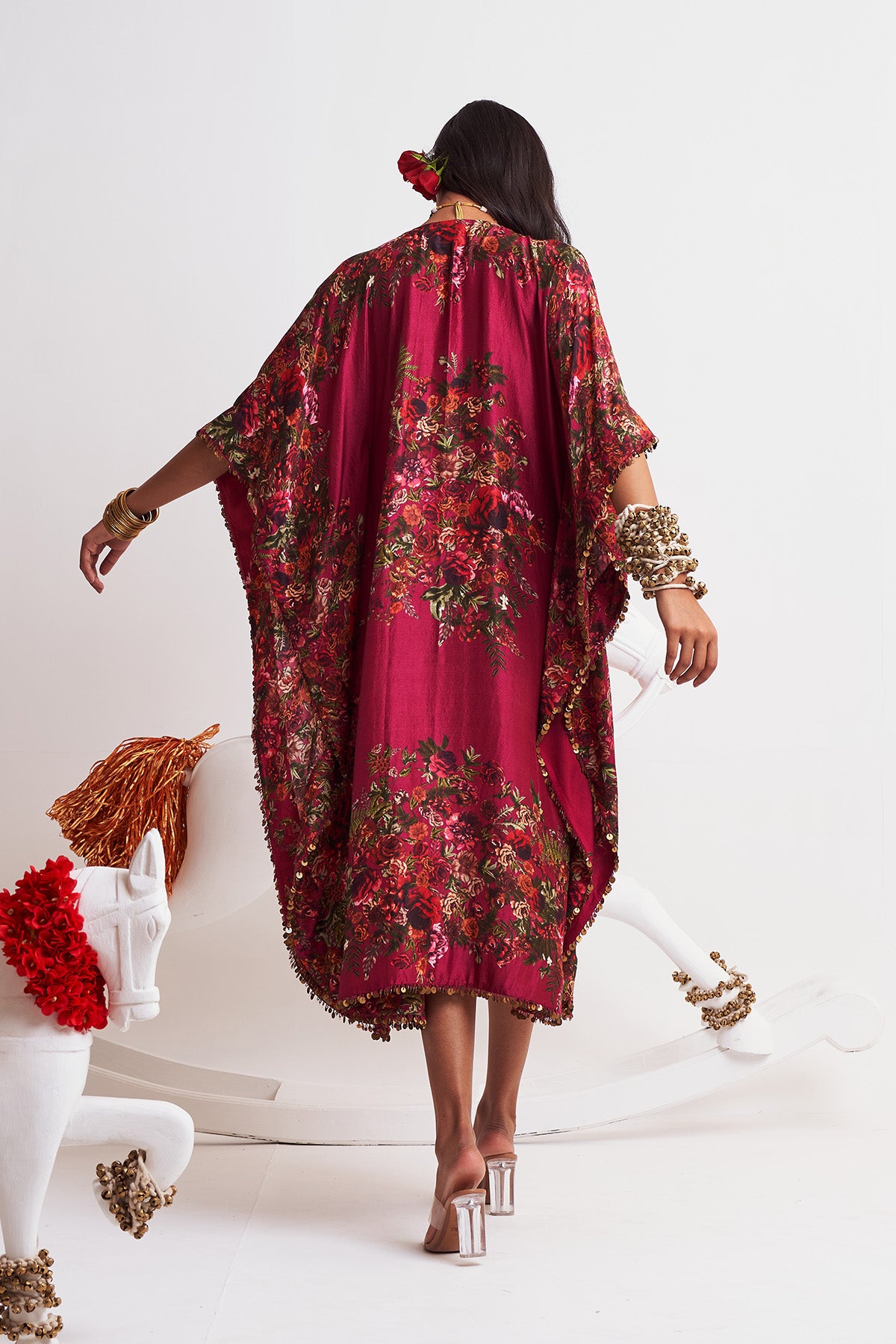 V neck kaftan