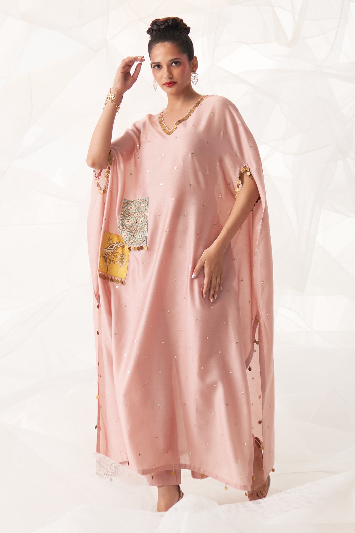 SIDE SLIT KAFTAN WITH PANTS