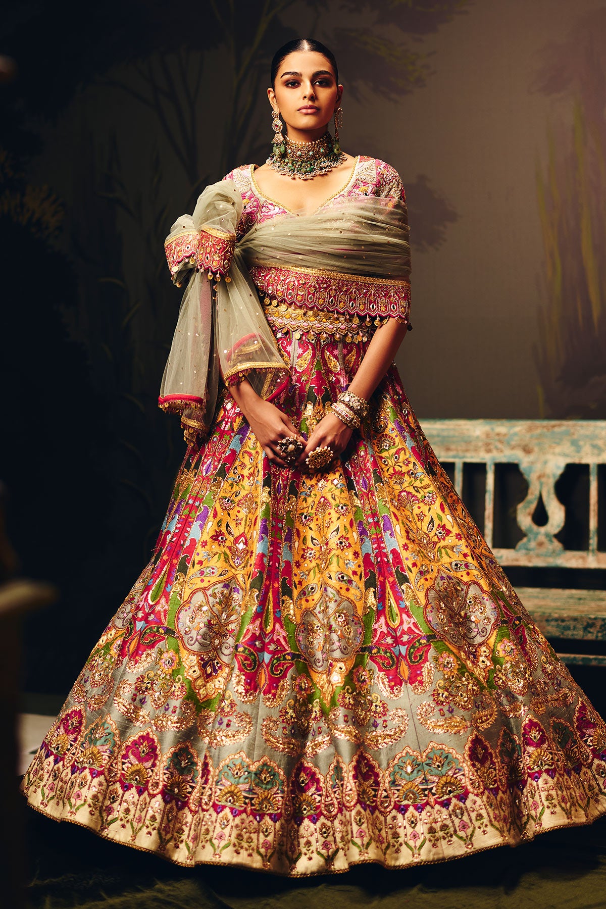 Rang mahal lehenga