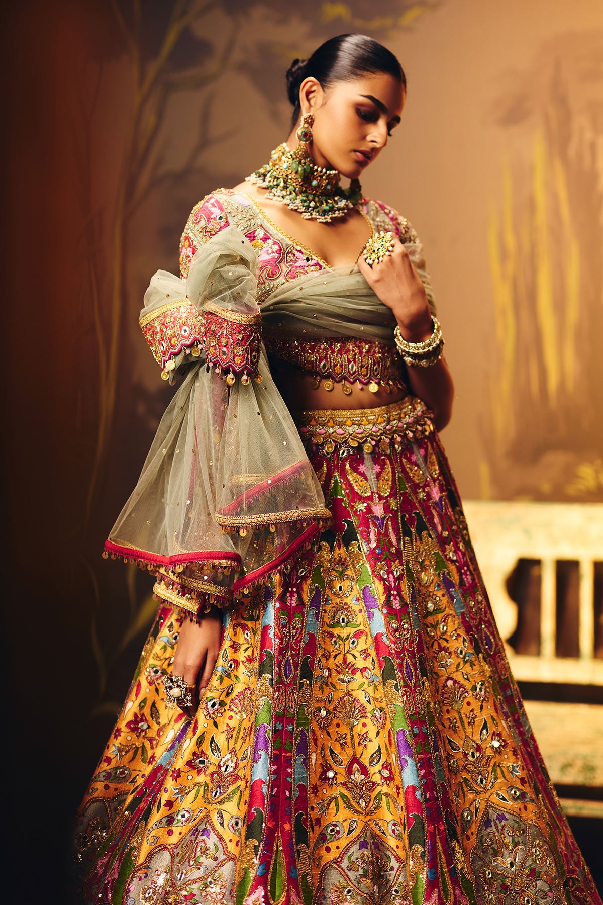 Rang mahal lehenga