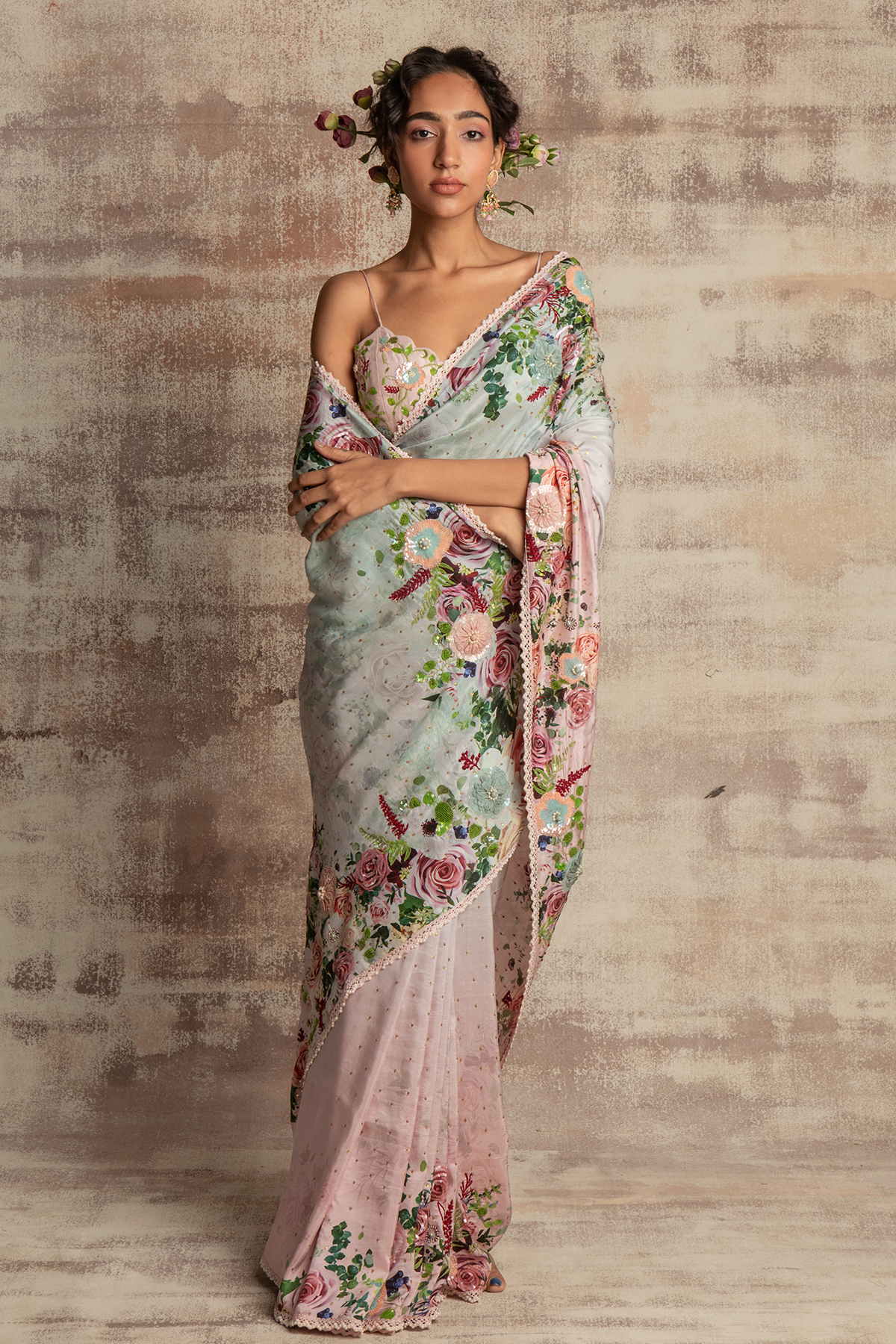 Dailywear digital printed saree – VIKA Boutique